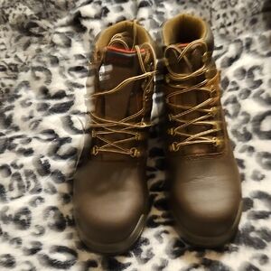 Wolverine Brown Lace-Up Boots